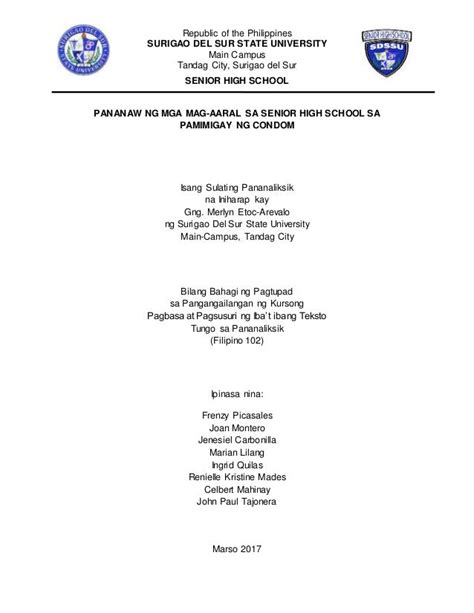 halimbawa ng pananaliksik research paper
